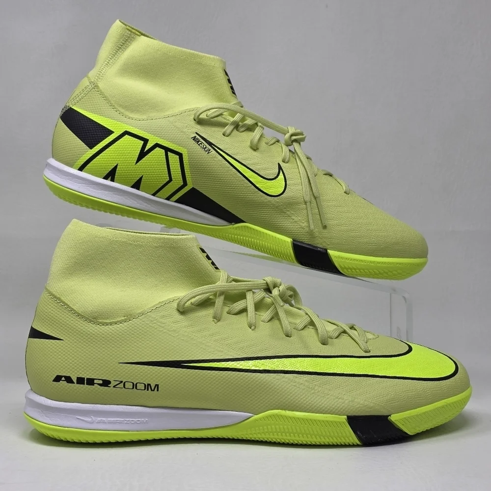 Nike ZM Superfly 10 Academy IC Limelight Hyper Men's Size 9.5 Soccer FQ8332-300